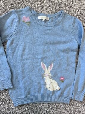 LoveShackFancy Girl’s Easter bunny spring pastel sweater